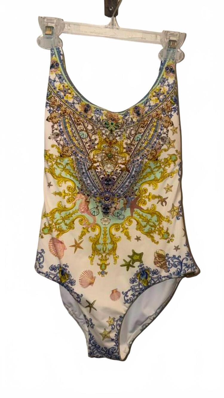 NEW CAMILLA women's scoop neck one piece in star of the sea